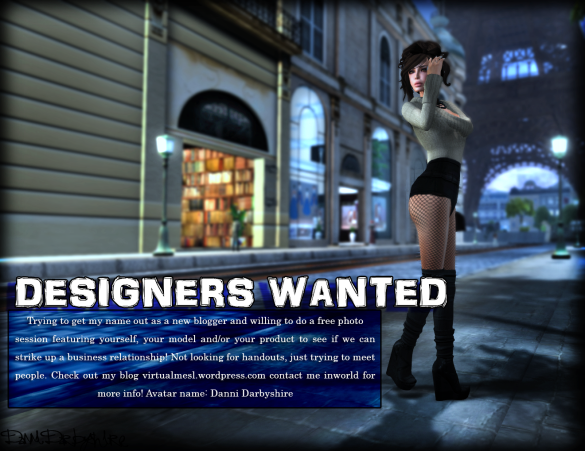 Designers Wanted!!!